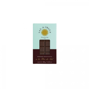 Chocolate negro con sal marina de Ibiza