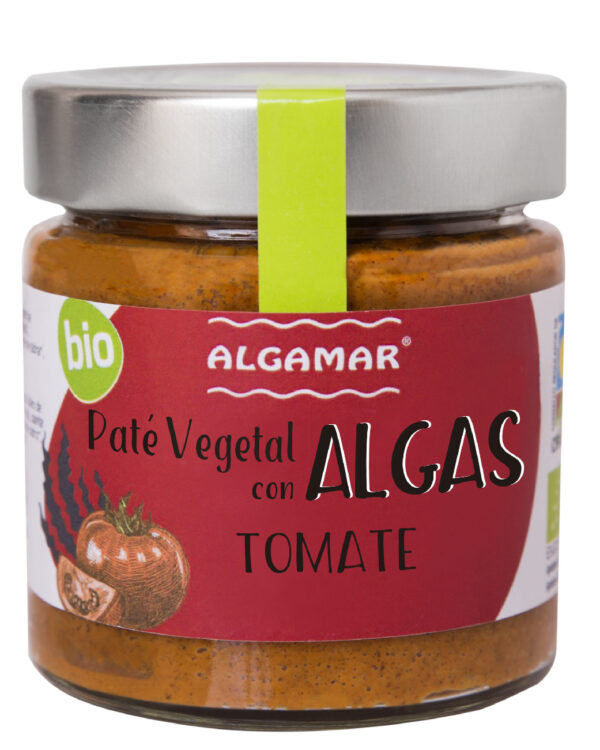 Paté vegetal de algas y tomate seco